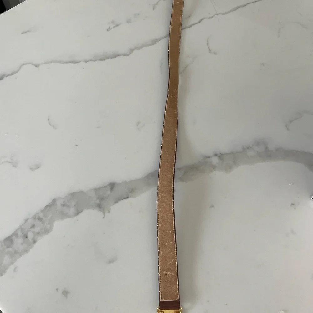 GUCCI child’s saddle color unisex vintage leather belt
